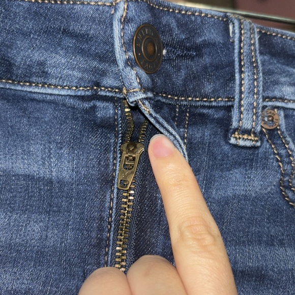 American Eagle regular next level stretch jean skirt - Picture 6 of 9